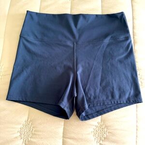 H&M Move collection shorty bike shorts. Navy blue, XL